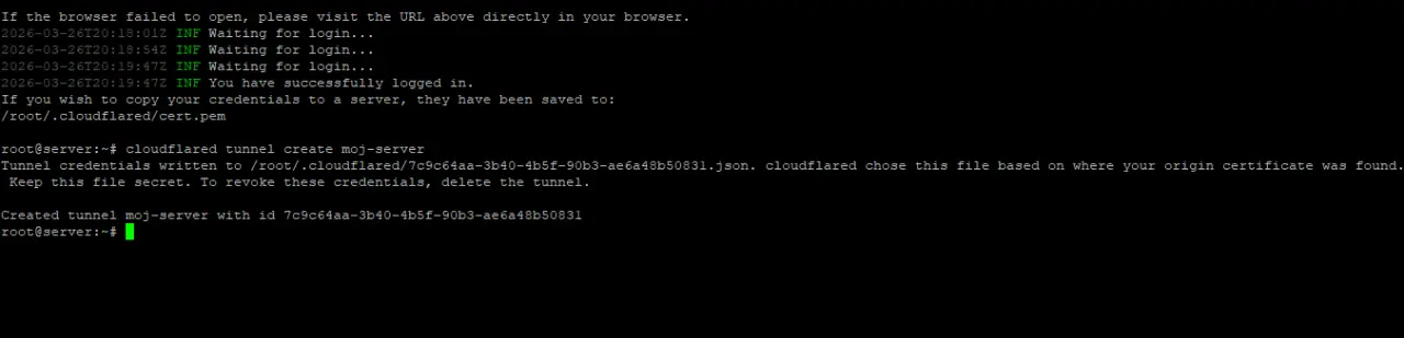 Kako instalirati Cloudflare Tunnel na Ubuntu serveru 6 cloudflared tunnel cetvrti korak Sajber Sfera Tech IT News, Tech, Gaming, Reviews