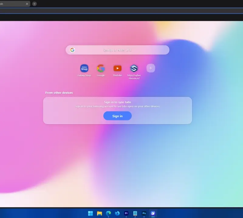 samsung browser windows 11 Sajber Sfera Tech IT News, Tech, Gaming, Reviews by Mihailo Ivanjac