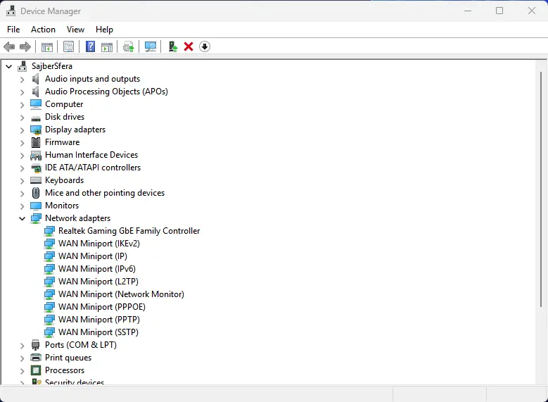 Reinstalacija i ažuriranje mrežnih drajvera