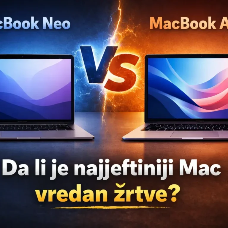 MacBook Neo vs MacBook Air: Da li je najjeftiniji Mac vredan žrtve?