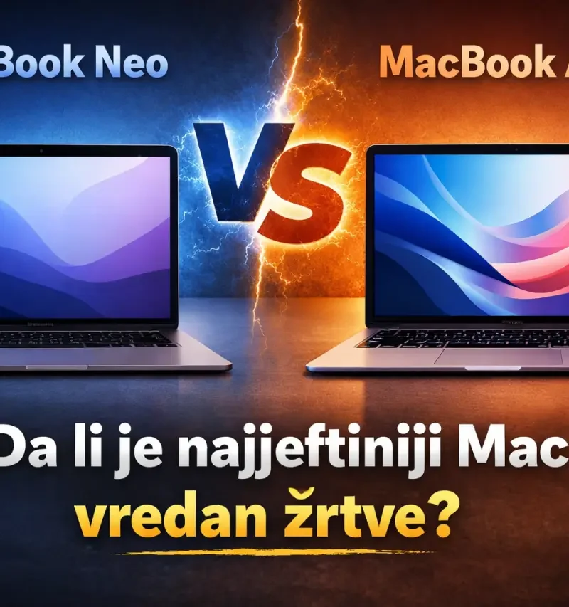 MacBook Neo vs MacBook Air: Da li je najjeftiniji Mac vredan žrtve?