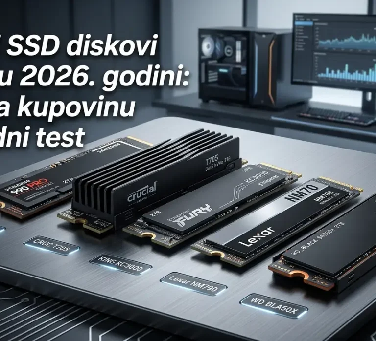 Najbolji SSD diskovi u Srbiji u 2026. godini Vodič za kupovinu i uporedni test