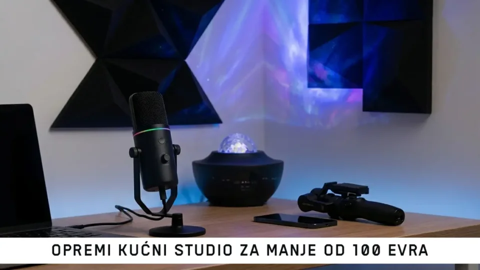 Opremi kućni studio za manje od 100 evra 1 Opremi kućni studio za manje od 100 evra: Vodič za strimere-kreatore i svakog ko želi da unapredi svoje snimanje sadržaja