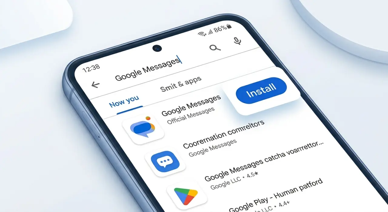 Kako preći sa Samsung Messages na Google Messages 4 Prelazak na Google Messages korak 1