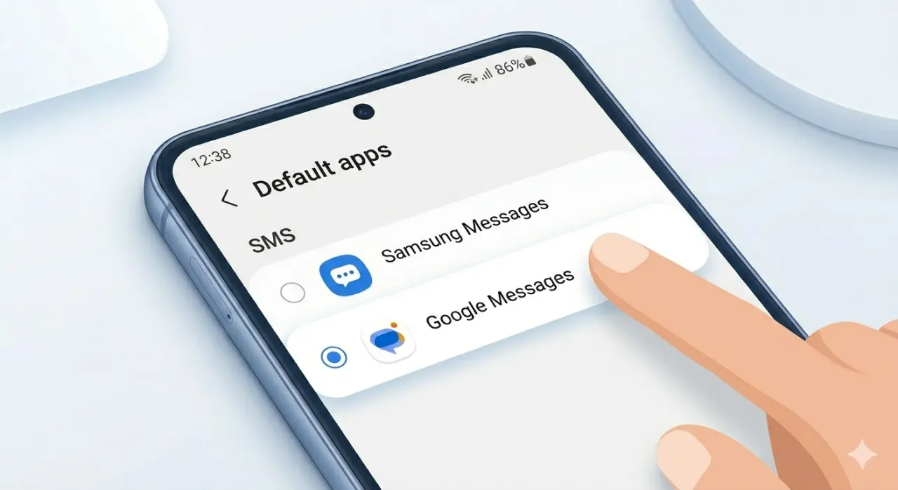 Kako preći sa Samsung Messages na Google Messages 6 Prelazak na Google Messages korak 3
