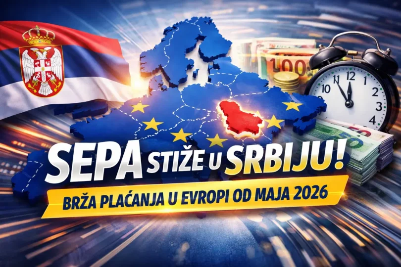 SEPA stiže u Srbiju: Novac će stizati za 1 dan – evo šta se menja od maja 2026. godine