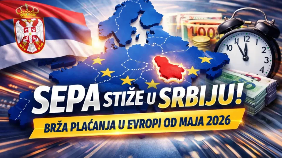 SEPA stiže u Srbiju: Novac će stizati za 1 dan 1 SEPA stiže u Srbiju: Novac će stizati za 1 dan – evo šta se menja od maja 2026. godine