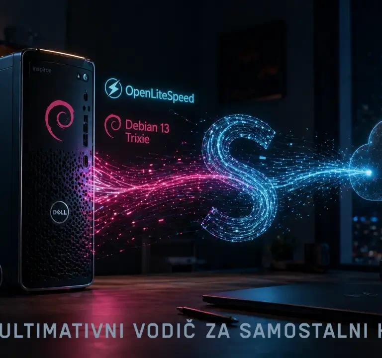 Ultimativni vodič za samostalni hosting: Kako da hostujete svoj sopstveni server na računaru kod kuće sa Debian 13, OpenLiteSpeed i Cloudflare tunelom.