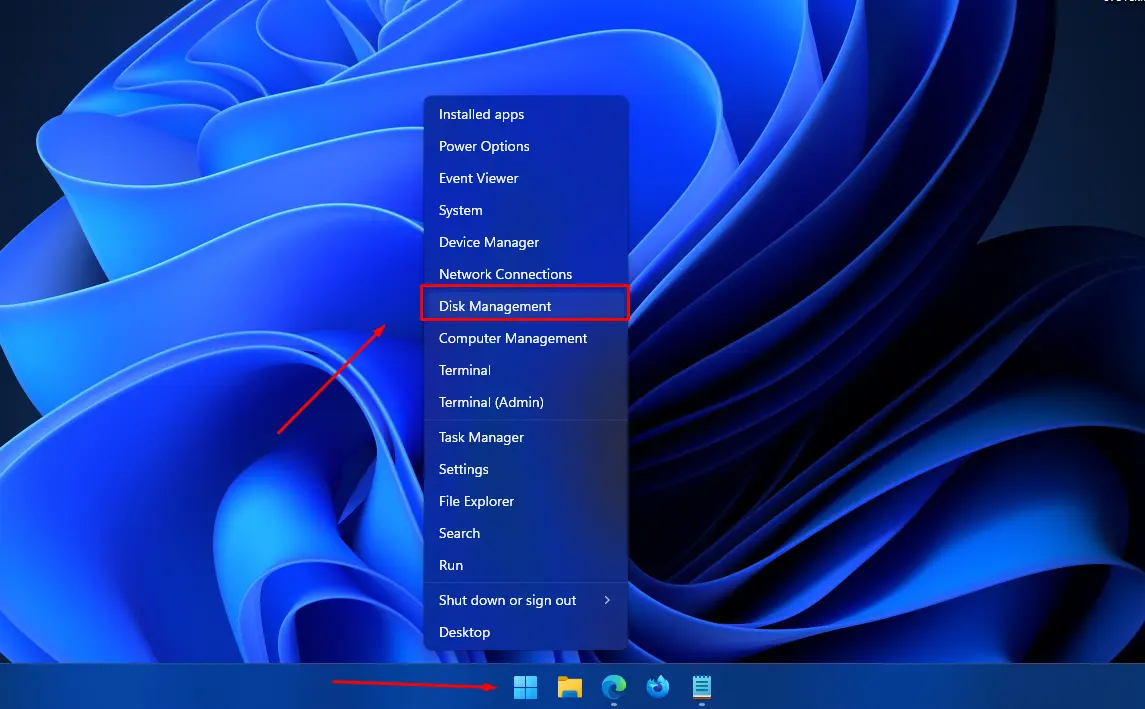 disc management windows 11