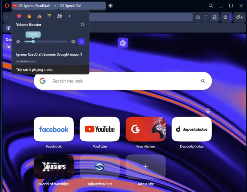 Opera omogućuje boost zvuka do 500% 2 Opera omogućuje boost zvuka do 500%: Native booster dostupan u najnovijem ažuriranju