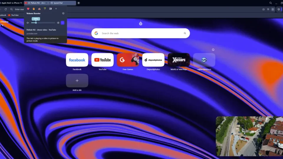 Opera omogućuje boost zvuka do 500% 1 Opera omogućuje boost zvuka do 500%: Native booster dostupan u najnovijem ažuriranju