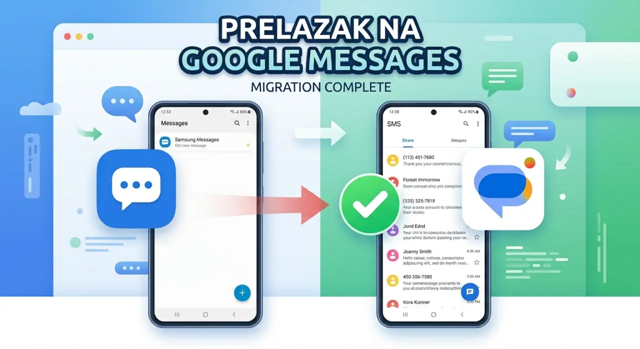 Kako preći sa Samsung Messages na Google Messages 1 Kako preći sa Samsung Messages na Google Messages