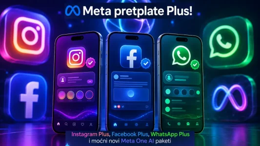 Meta pretplate Plus stižu na Instagram, Facebook i WhatsApp