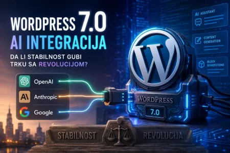 WordPress 7.0 AI integracija