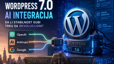 WordPress 7.0 AI integracija