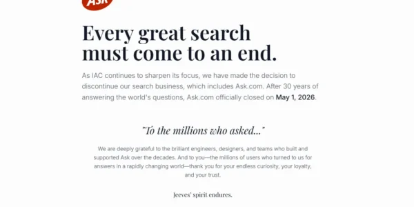 Ask.com ugašen nakon 25 godina