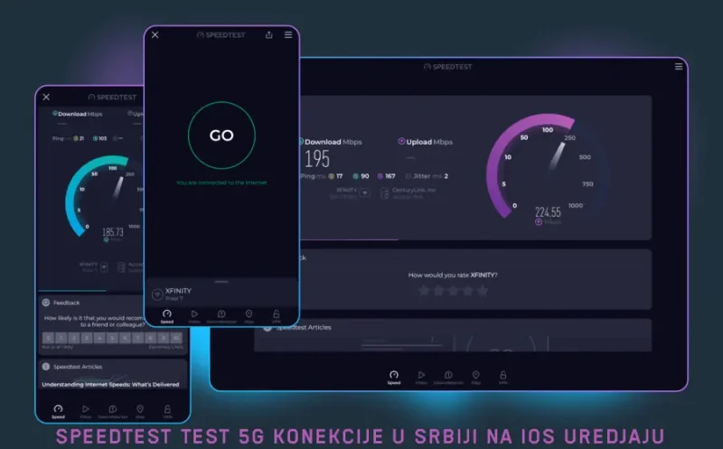 Zašto je 4G brži od 5G u praksi? Testirali smo iPhone 15 Pro, Ookla SpeedTest i jednog domaćeg provajdera... rezultati variraju 