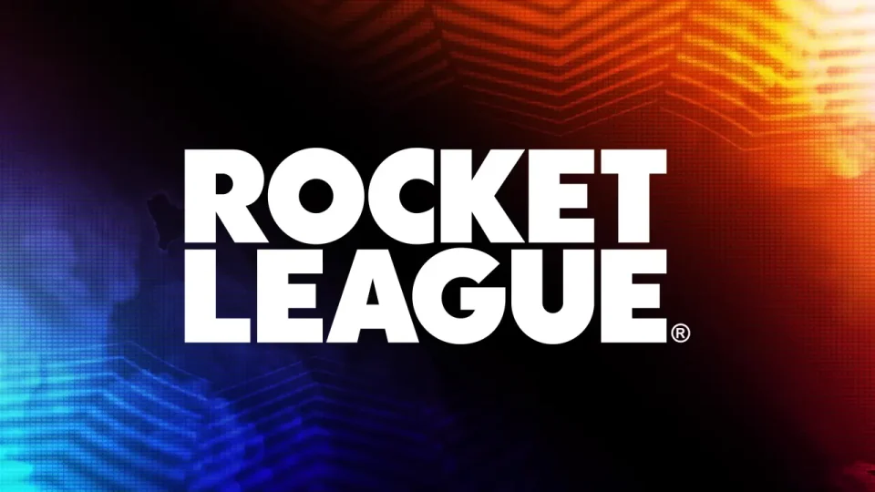 Rocket League Unreal Engine 6 1 Zvanični logo igre Rocket League sa belim i narandžastim tekstom na tamnoj pozadini.