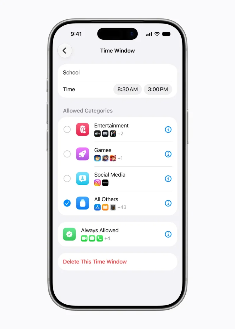 iOS 27 podesavanja decijeg naloga