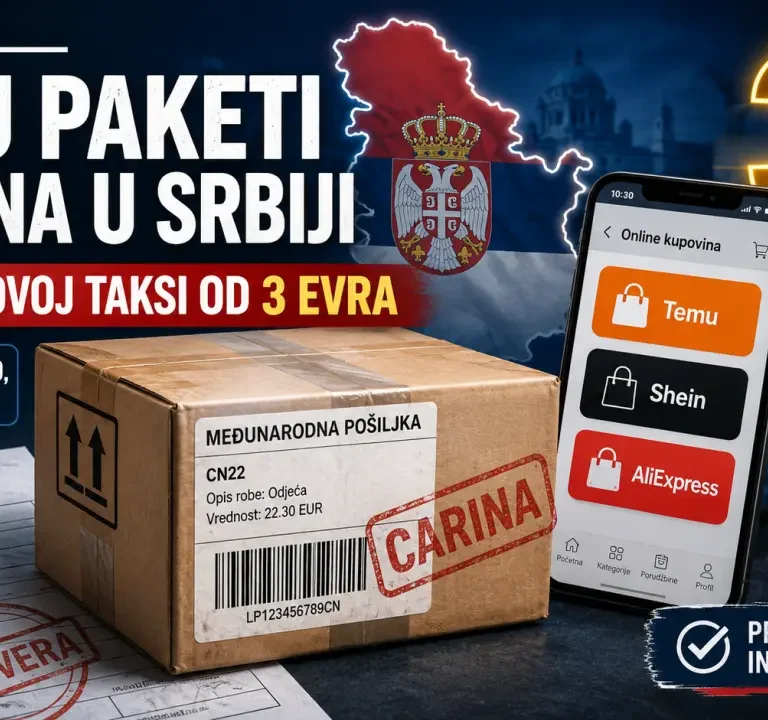 Temu paketi i carina u Srbiji: Od 1. jula