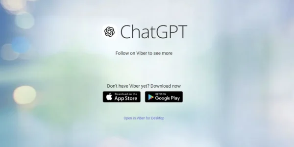 ChatGPT na Viberu Srbija