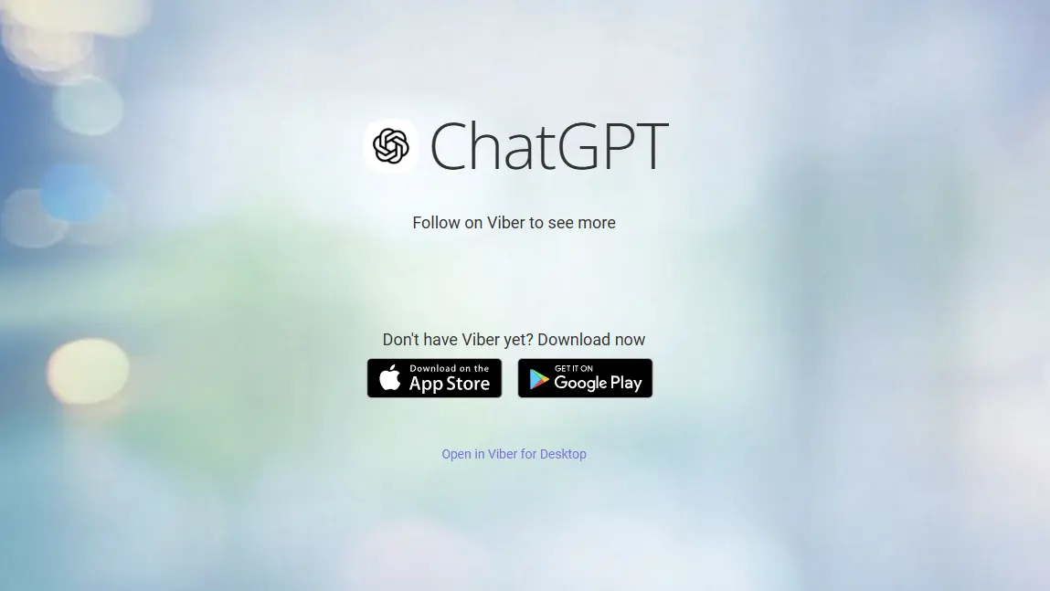 ChatGPT na Viberu Srbija