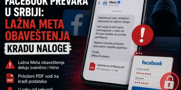 Facebook prevara u Srbiji: Upozorenje, kradu naloge