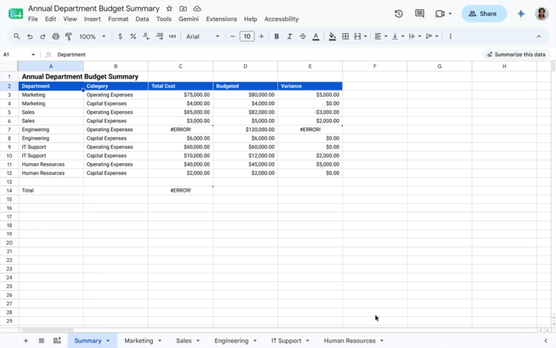 Gemini u Google Sheets dobio update 1 Gemini u Google Sheets popravlja greške u formulama