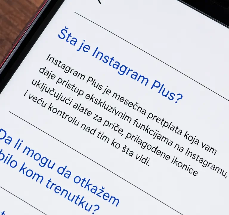 Instagram Plus pretplata Srbija