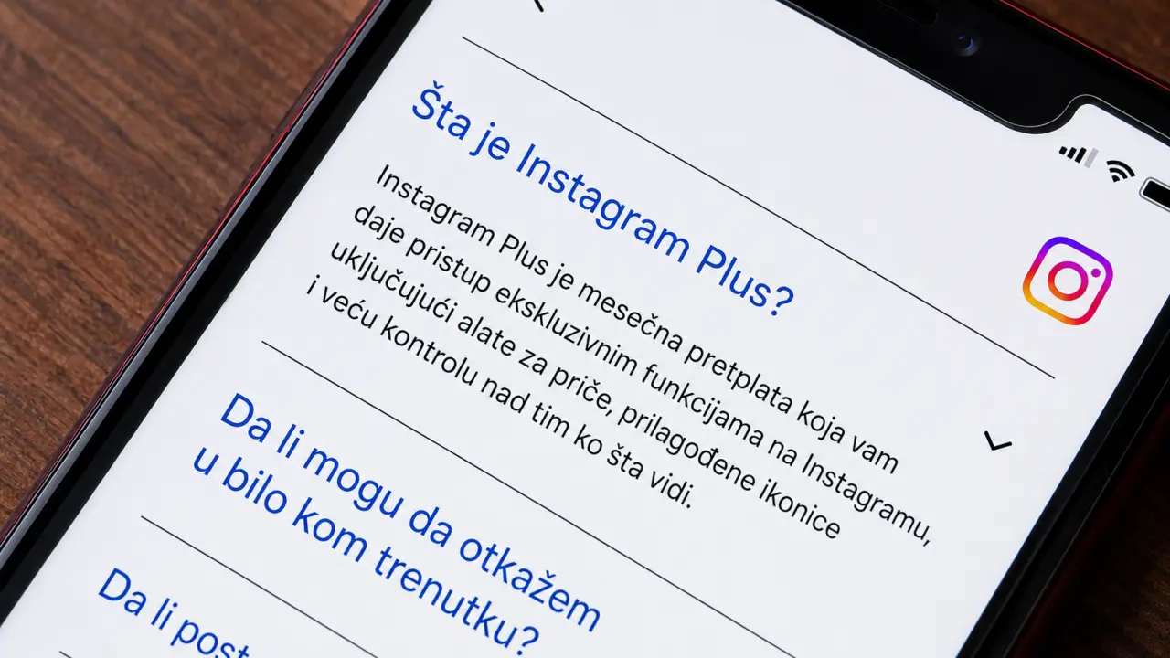 Instagram Plus pretplata Srbija