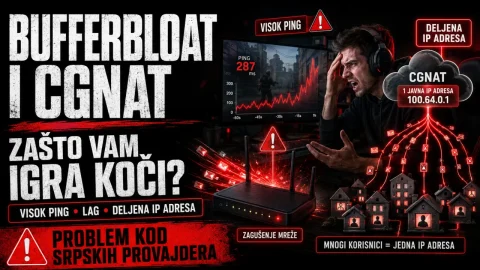 Kako rešiti bufferbloat i CGNAT kod srpskih provajdera