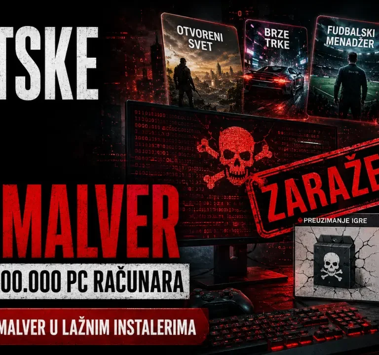Piratske igre šire malver: Ugroženo 400.000 PC računara