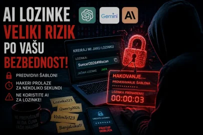 AI lozinke su lak plen za hakere