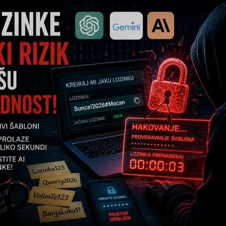 AI lozinke su lak plen za hakere