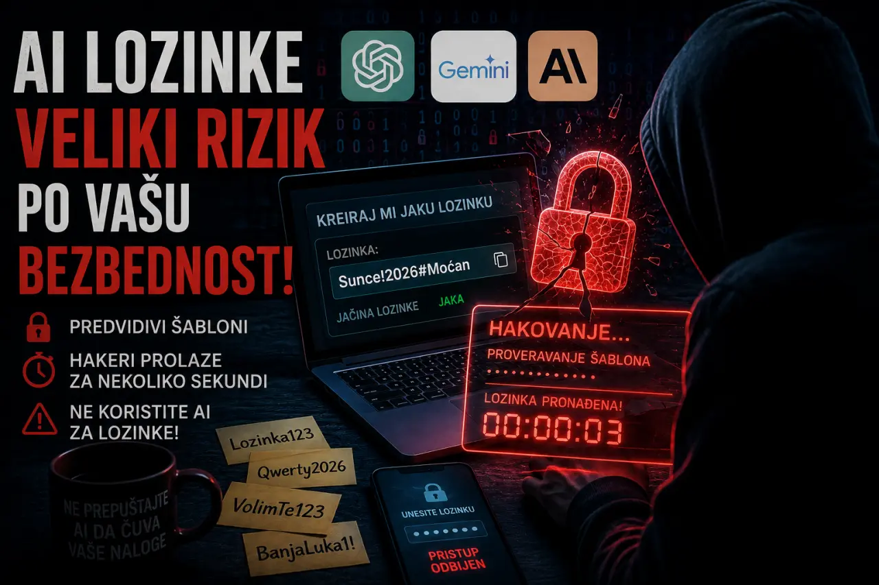 AI lozinke su lak plen za hakere