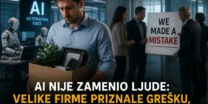 AI nije zamenio ljude: Velike firme priznale grešku, neke vratile radnike na posao