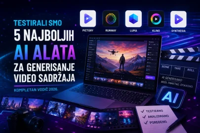 Najbolji AI video generatori u 2026.