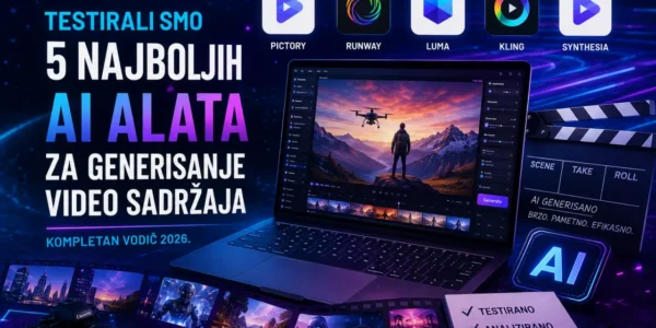 Najbolji AI video generatori u 2026.