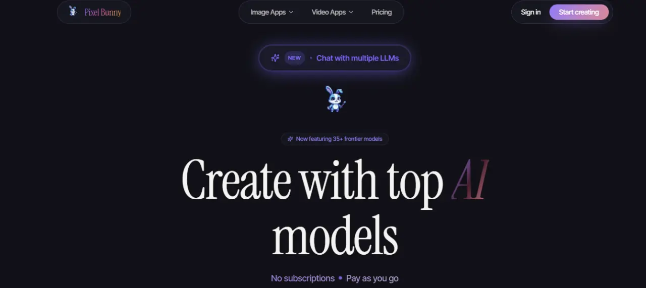 PixelBunny AI – Vrhunski generator vizuelnih sredstava