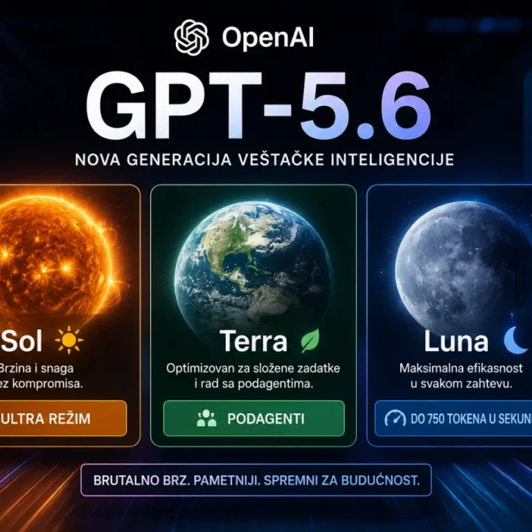 Stigao je GPT-5.6: Sol, Terra i Luna