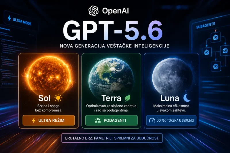 GPT-5.6 Sol Ultrafast je stigao! 2 Stigao je GPT-5.6 Sol, Terra i Luna