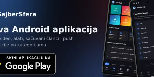 Preuzmite Sajber Sferu sa Google Play-a!