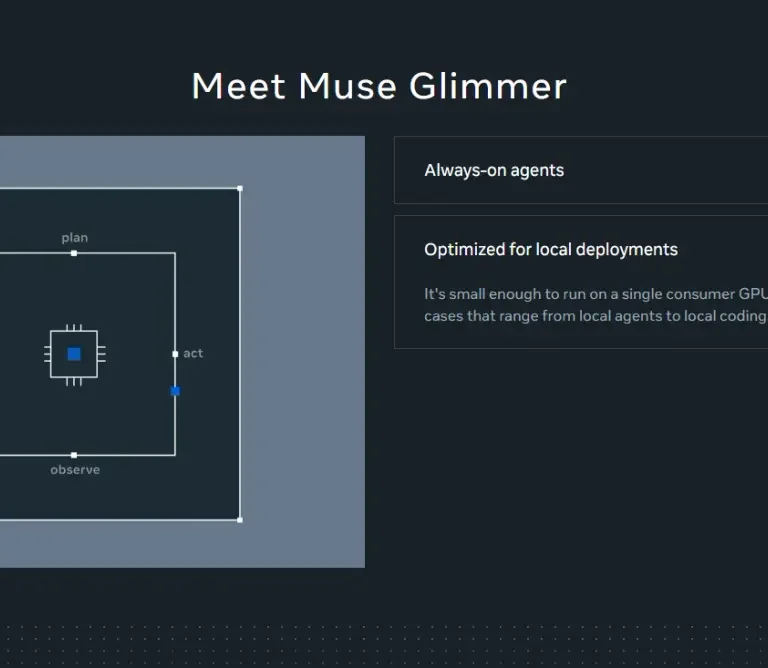 Meta Muse Glimmer open-source AI model