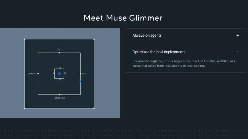 Meta Muse Glimmer open-source AI model 1 Meta Muse Glimmer open-source AI model