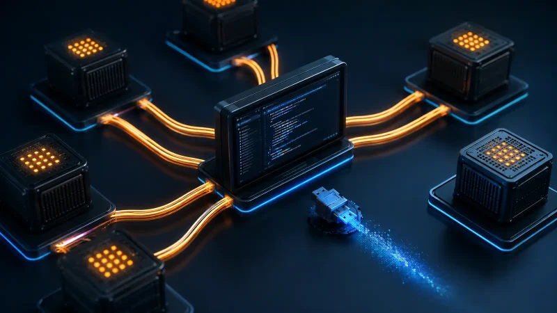 OpenAI i Cursor prekidaju saradnju 1 OpenAI i Cursor predstavljeni mrežom AI čvorova povezanih sa alatom za programiranje
