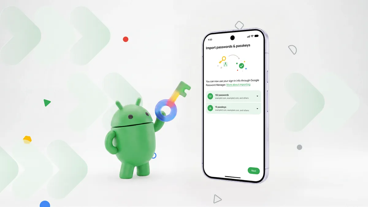 Android password manager bezbedan prenos lozinki i passkeys između aplikacija