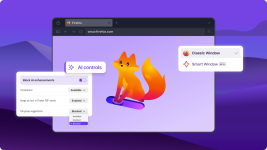 Firefox prozor sa podešavanjima i AI kontrolama