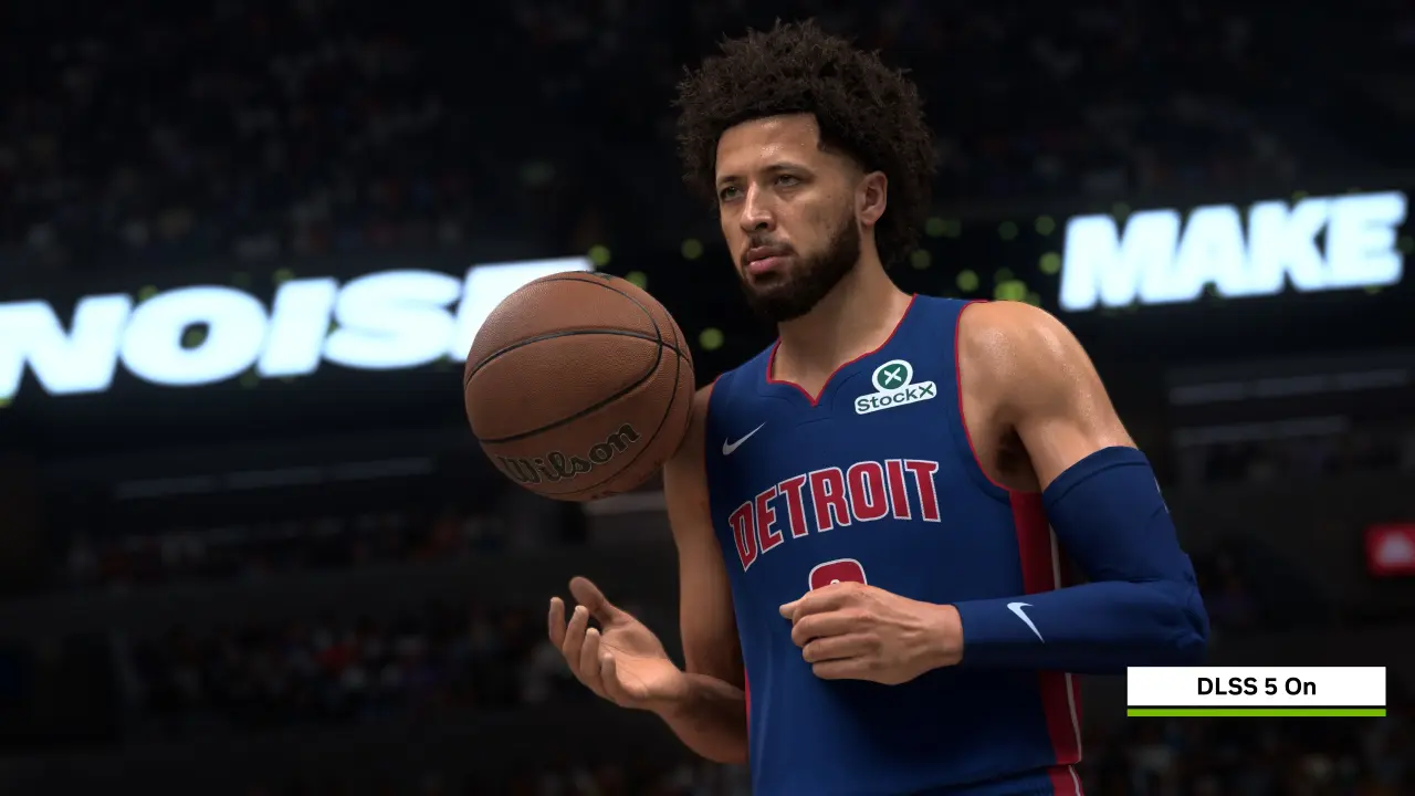 NBA 2K27 prikaz sa uključenim NVIDIA DLSS 5