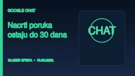 Google Chat nacrti poruka čuvaju se do 30 dana