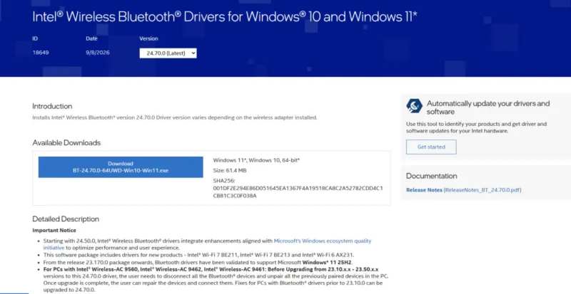 Novi Intel drajveri: Windows 10 i 11 update 1 Novi Intel drajveri stigli: Wi-Fi i Bluetooth update za Windows 10 i 11